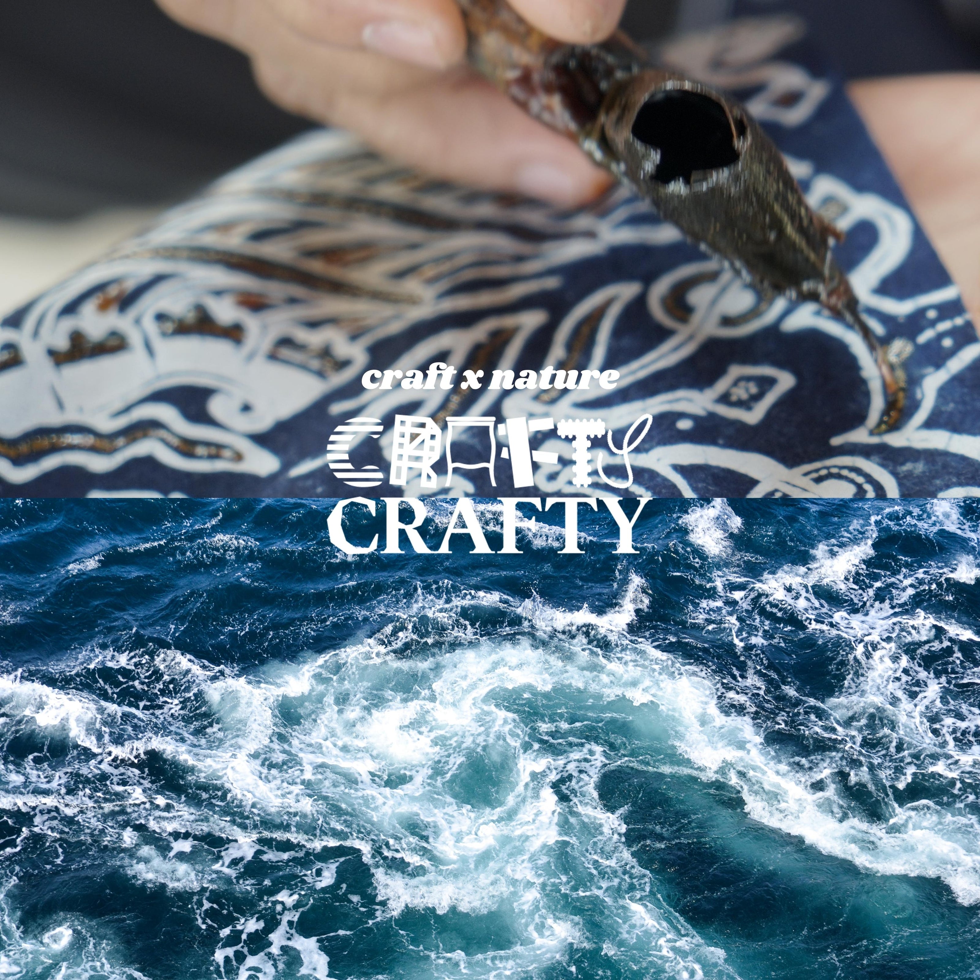 Crafty Crafty Traditional Craft Banner  Batik x Ocean